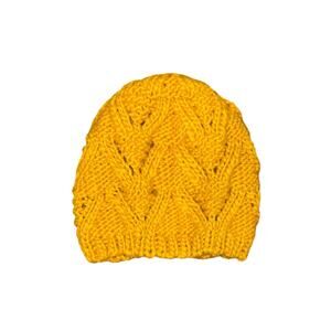 Women's Yellow Knit Beanie - One Size